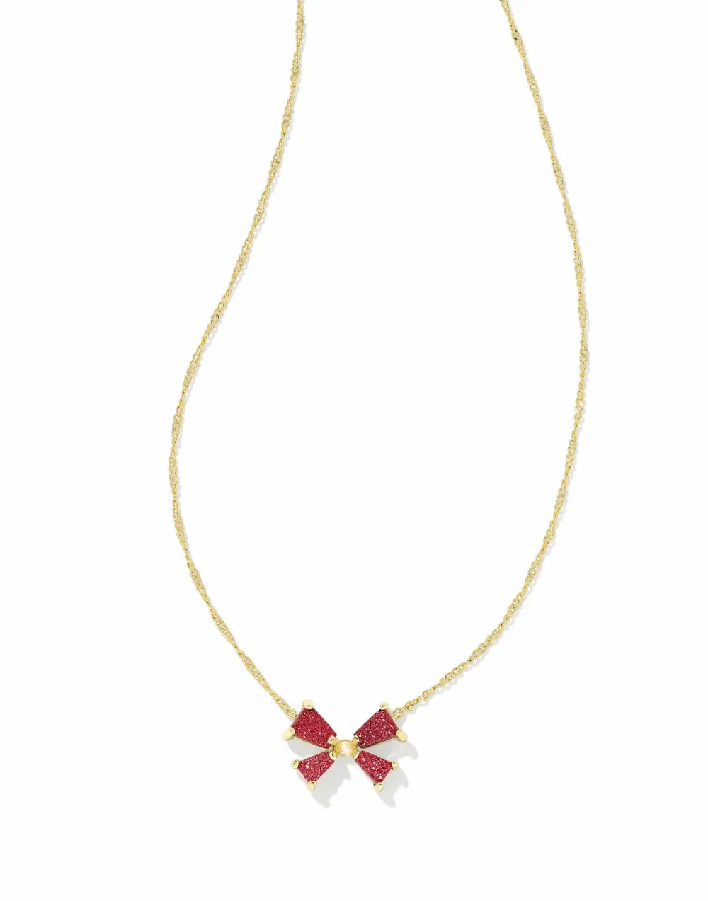Blair Bow Small Short Pendant Necklace