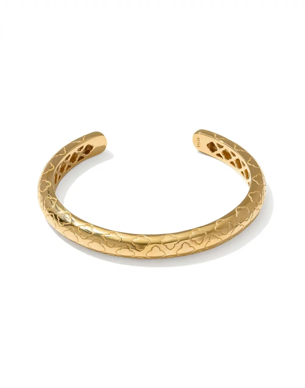 Bold Etched Cuff Bracelet