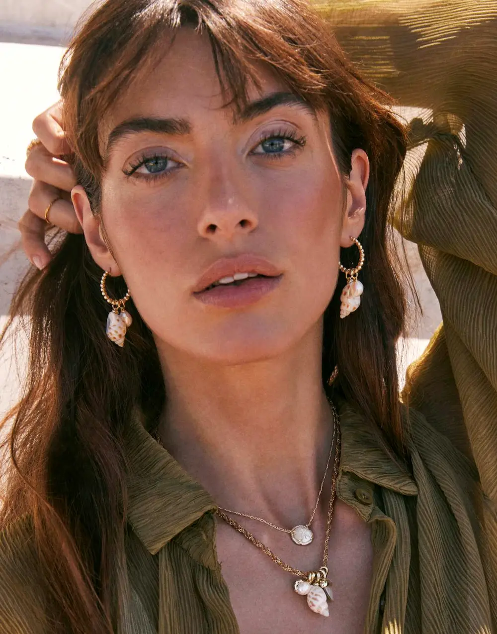 Oleana Huggie Earrings