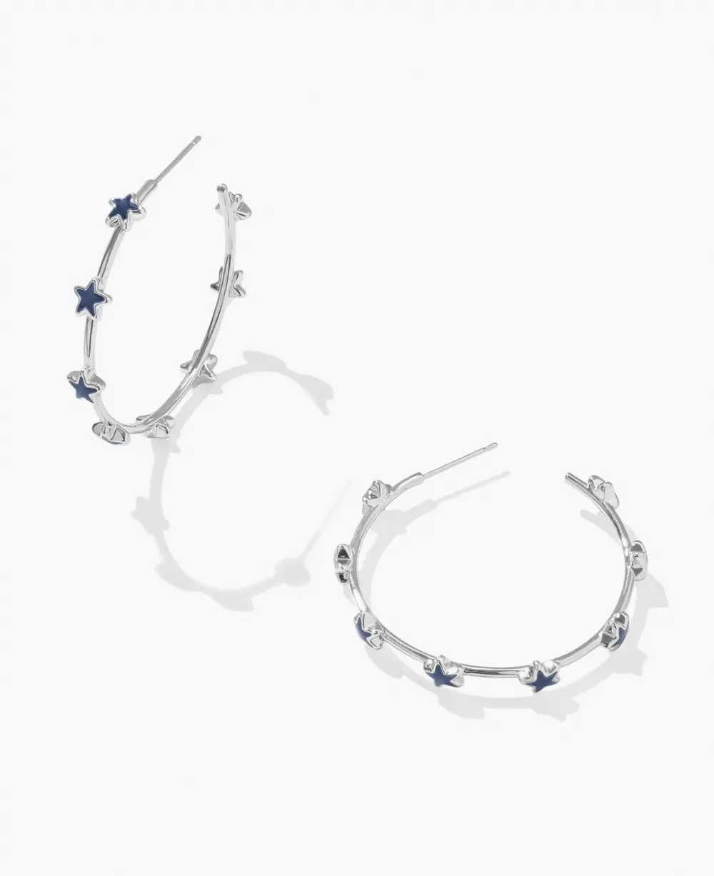Sierra Star Hoop Earrings
