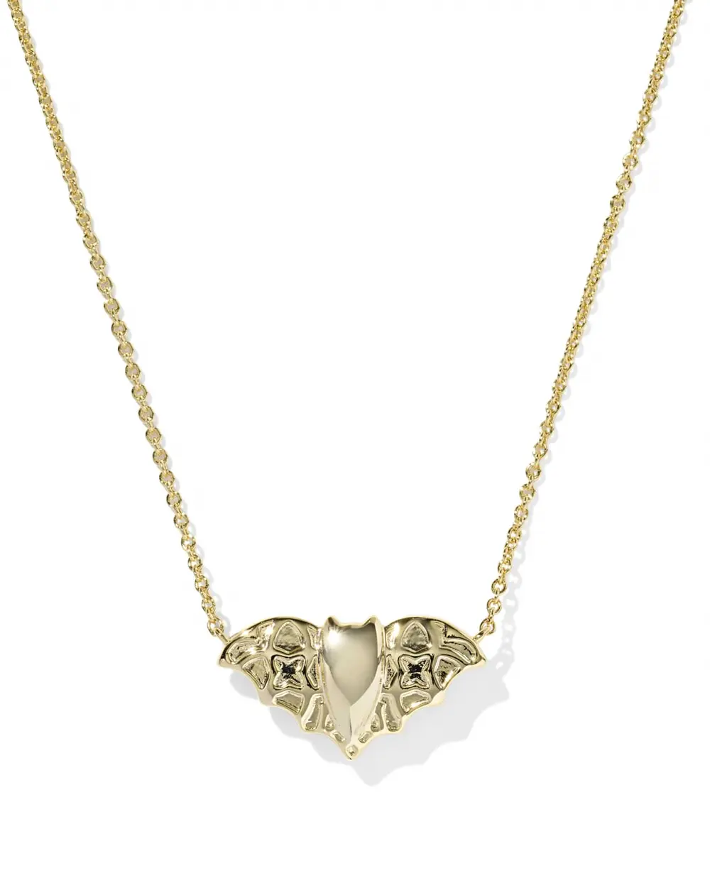 Bat Short Pendant Necklace