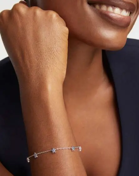 Sierra Star Crystal Delicate Chain Bracelet