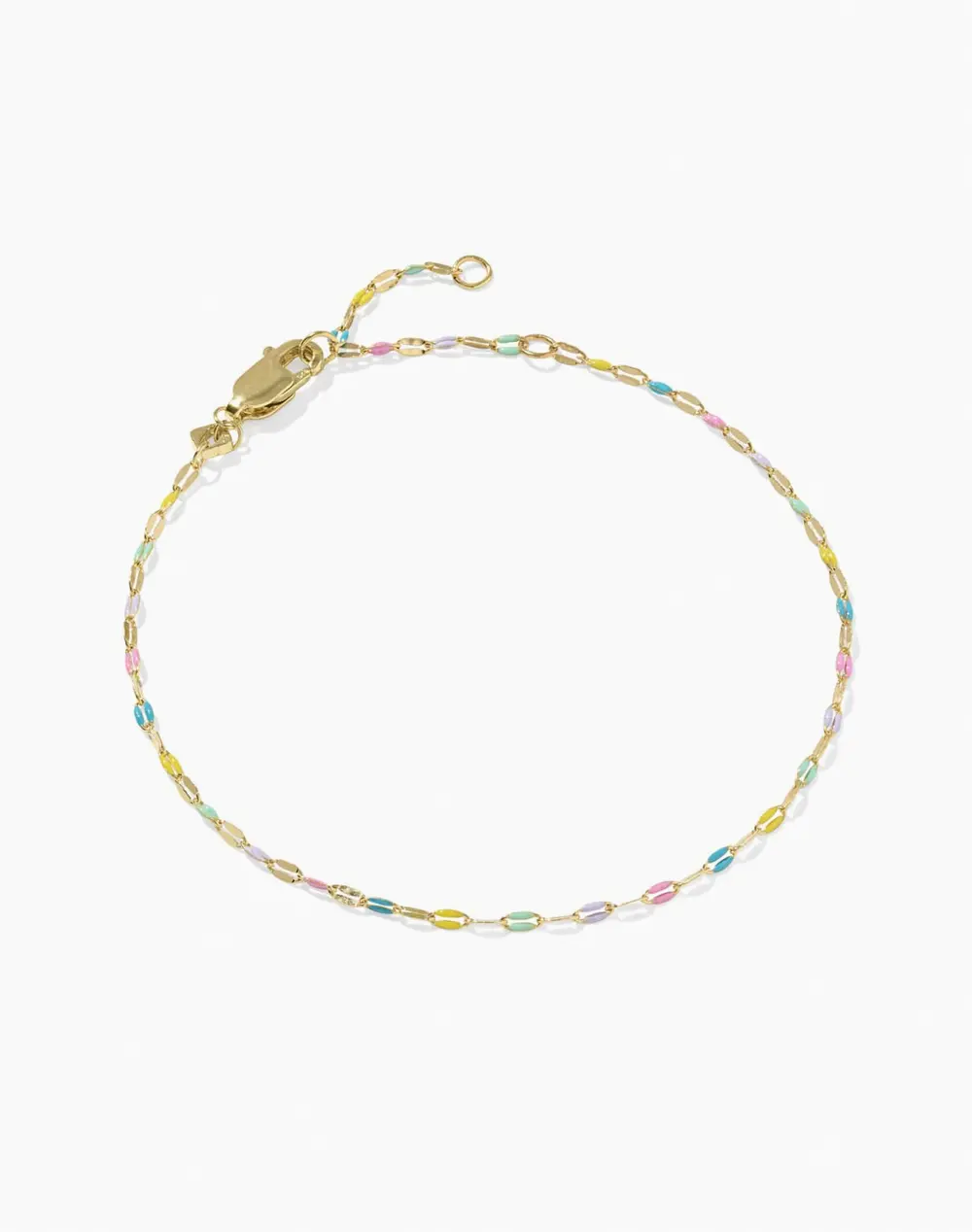 Multicolor Mirror Chain Bracelet