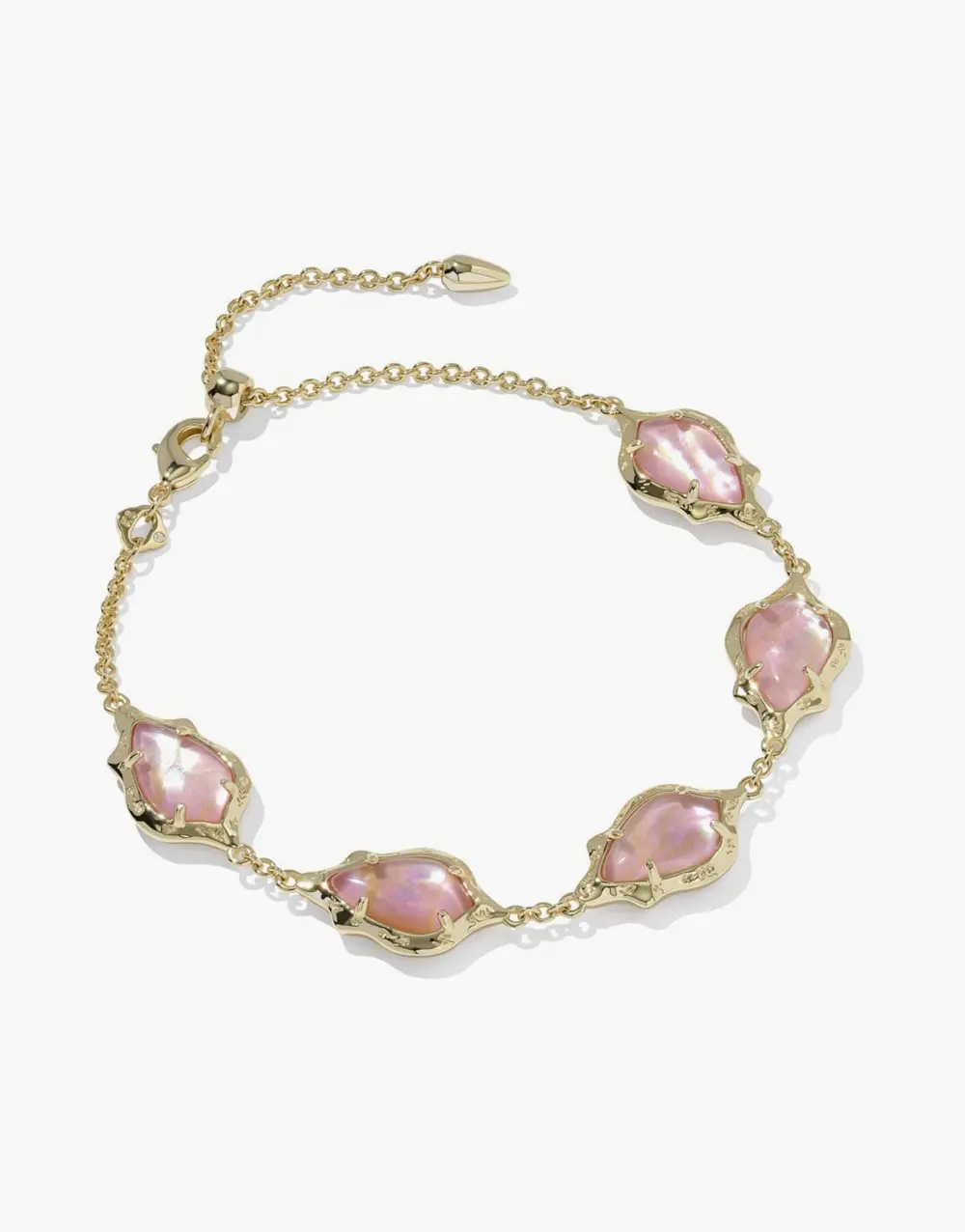 Adriana Scallop Frame Delicate Chain Bracelet