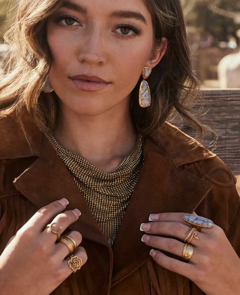 Keziah Etch Frame Band Ring