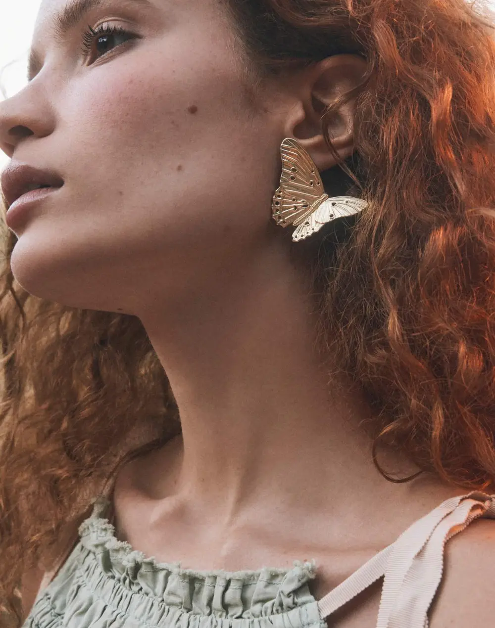 Cailey ButterflyStatementStud Earrings