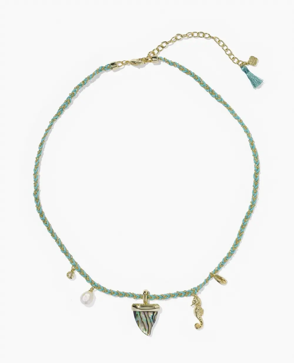 Oleana Seahorse Charm Necklace