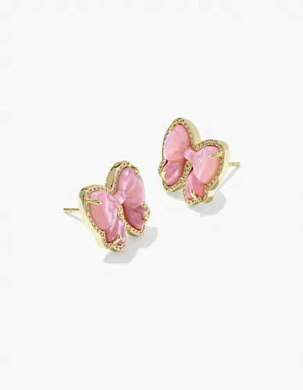 Haley Bow Stud Earrings