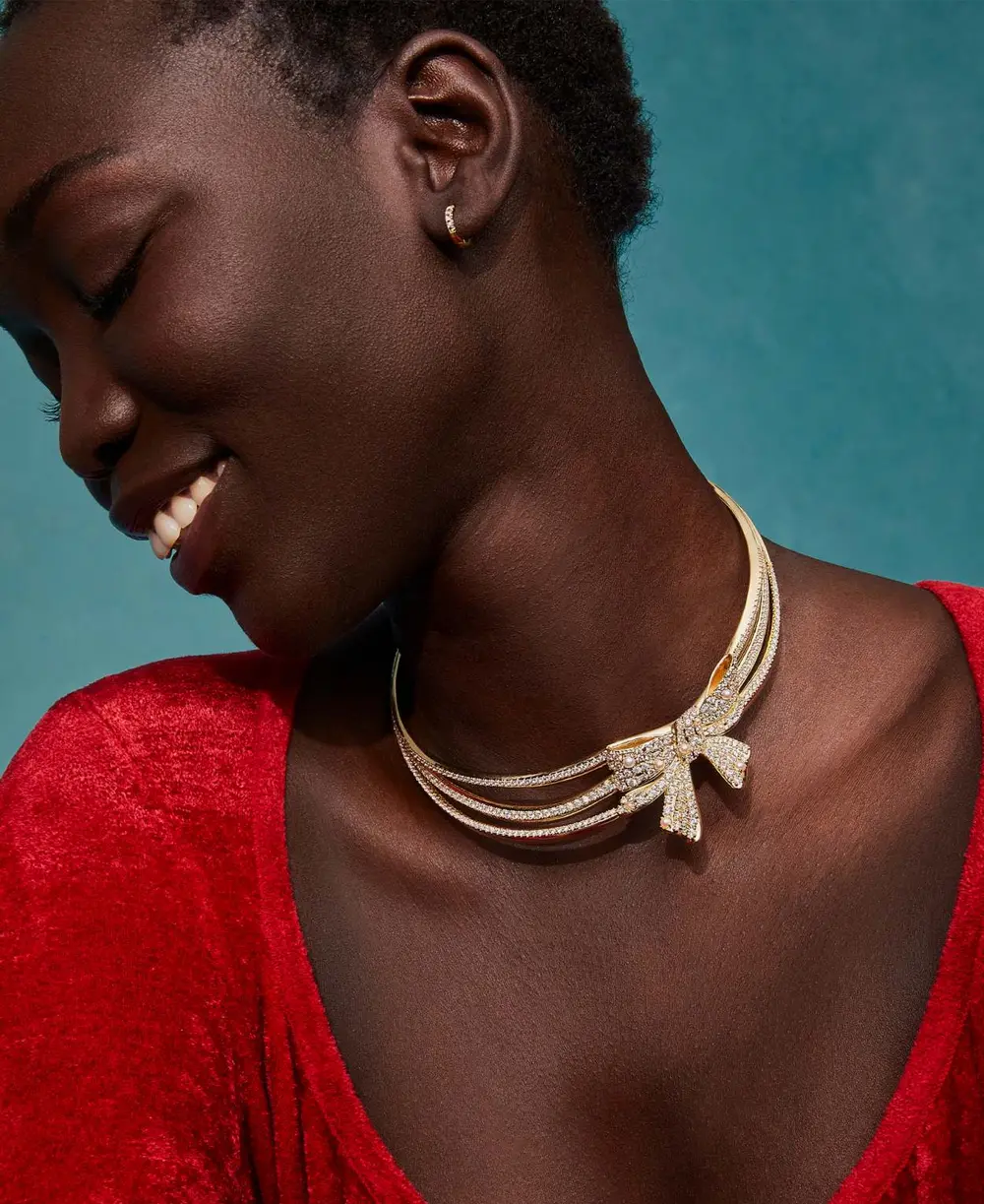 Krista Bow Statement Necklace