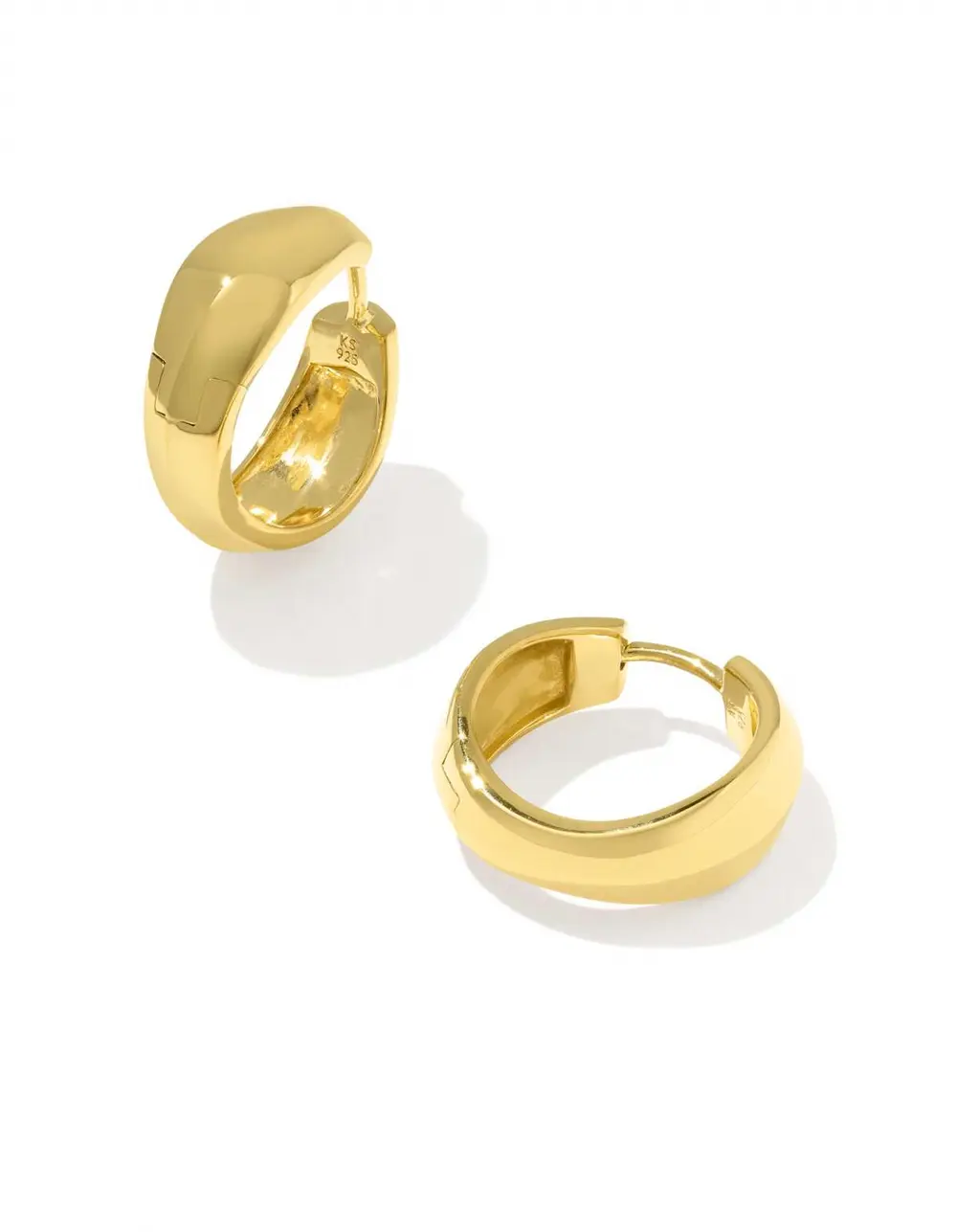 Alani Metal Huggie Earrings