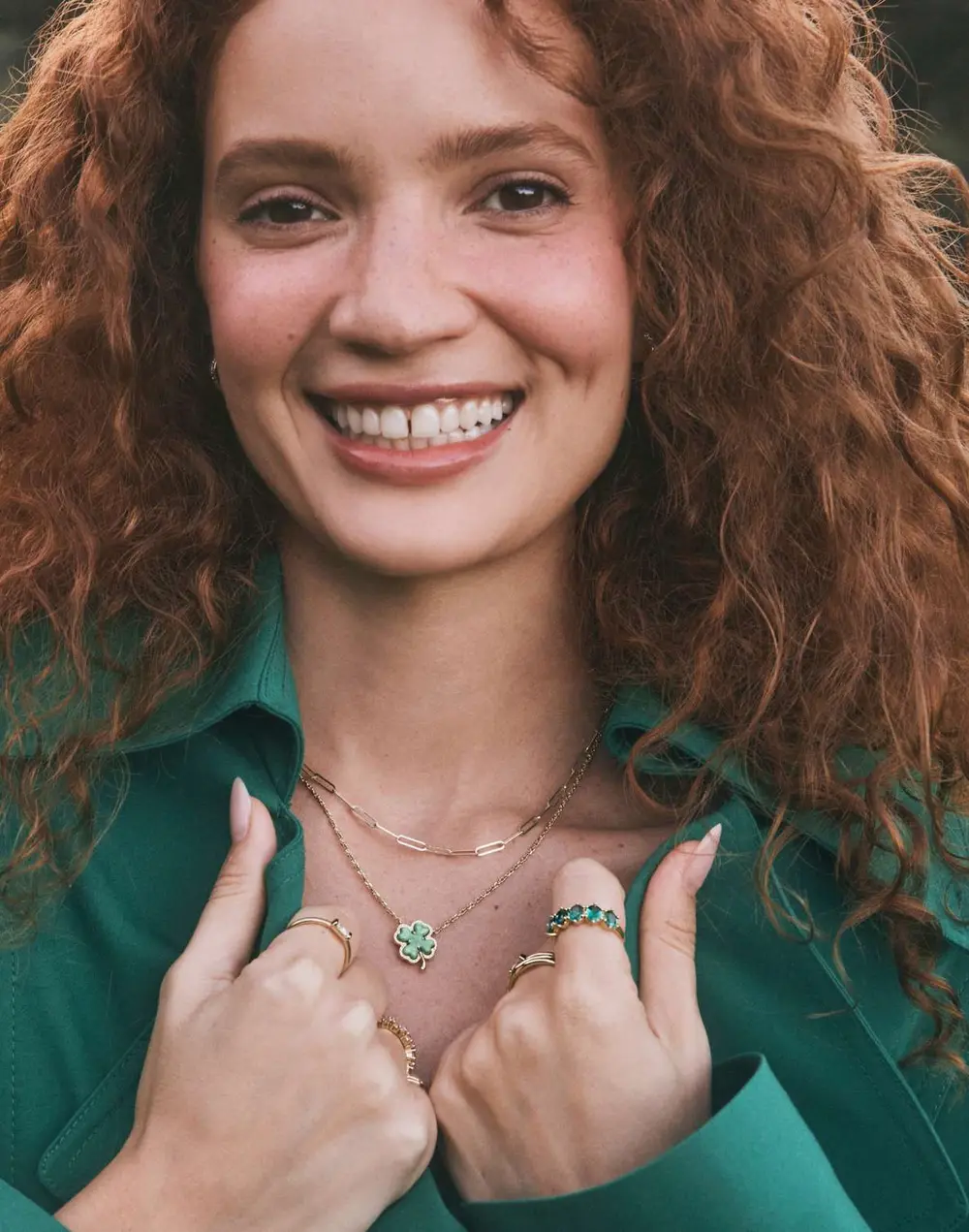 Clover Short Pendant Necklace