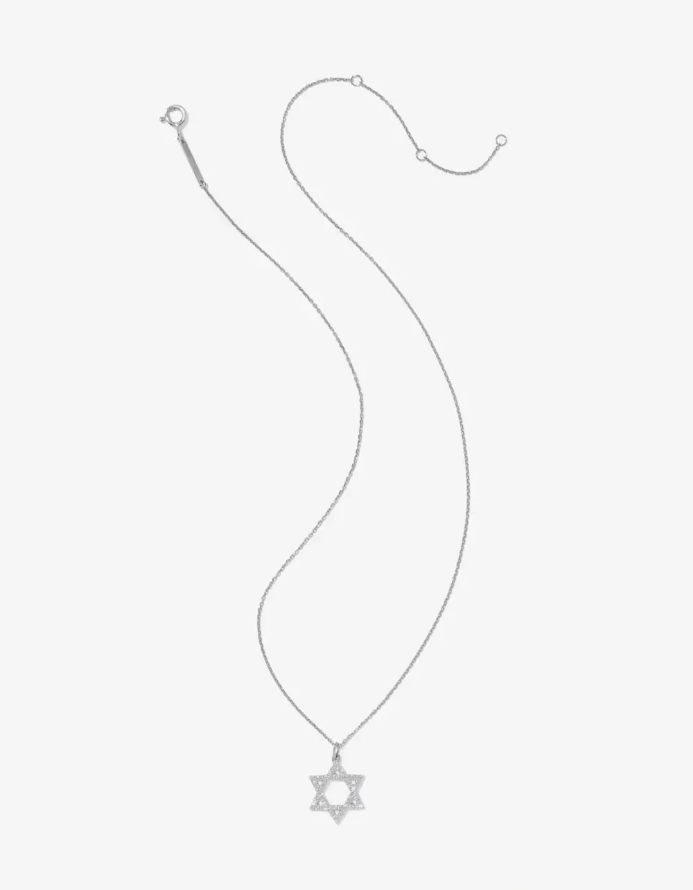 0.26 ct Lab Grown Diamond Star of David Pendant Necklace