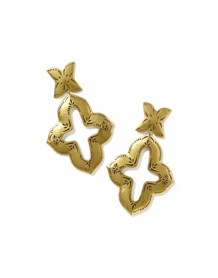 Keziah Etch Statement Earrings