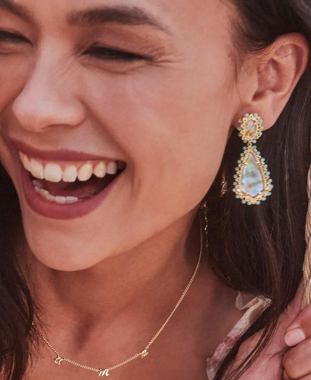 Mama Script Strand Necklace