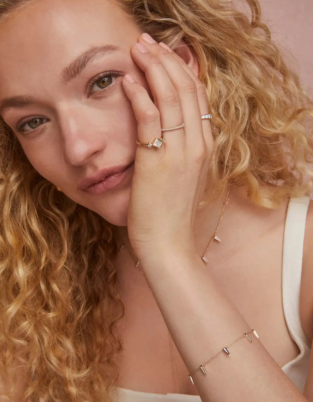 0.85 ct Lab Grown Diamond Michelle Band Ring