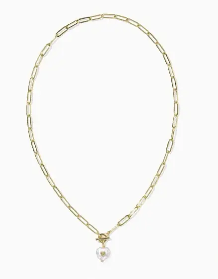 Sasha Heart Link and Chain Necklace