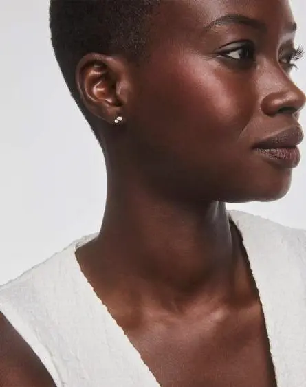 Lab Grown Diamond Toi et Moi Stud Earrings