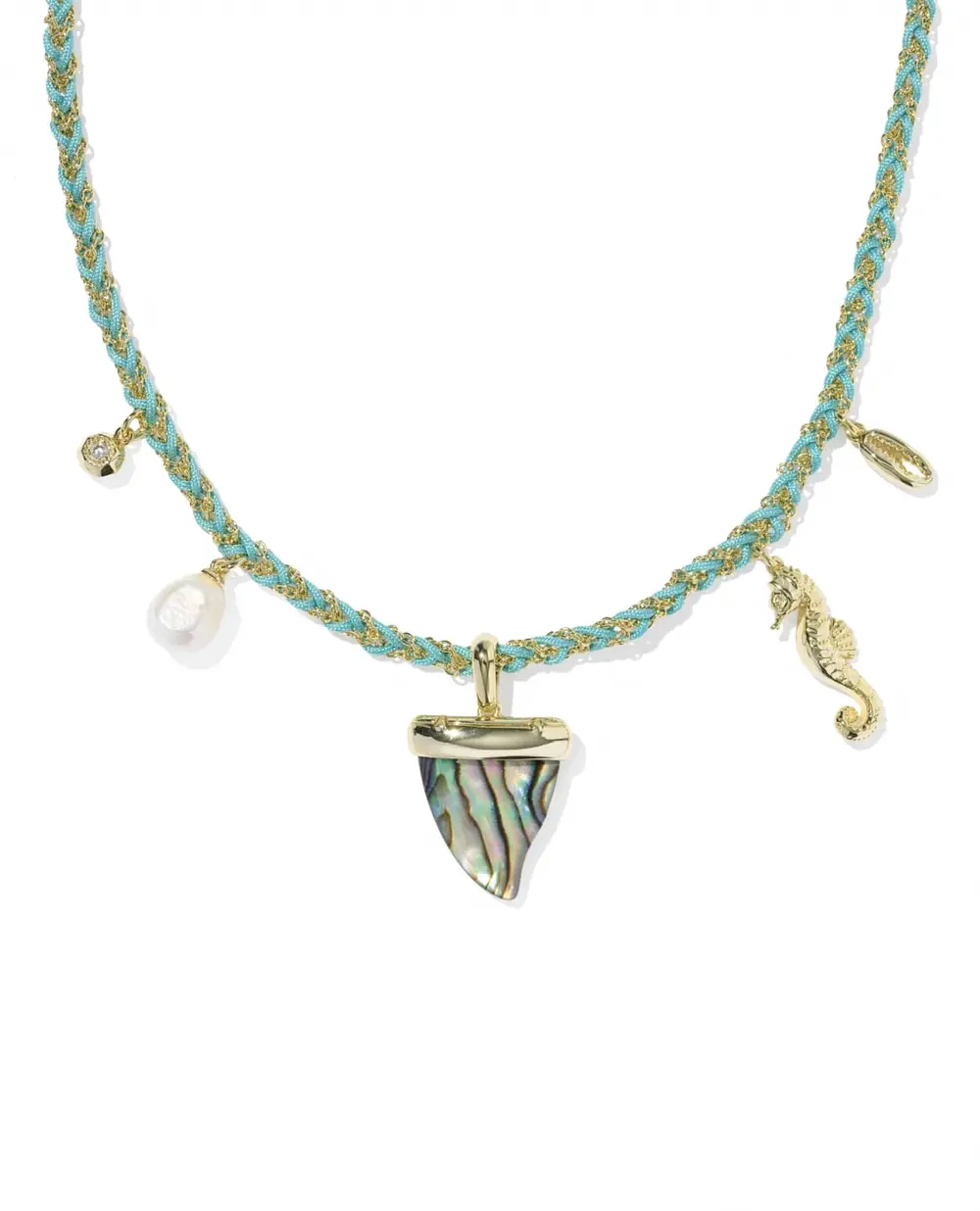 Oleana Seahorse Charm Necklace