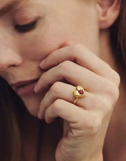 Bold HeirloomHeart Band Ring