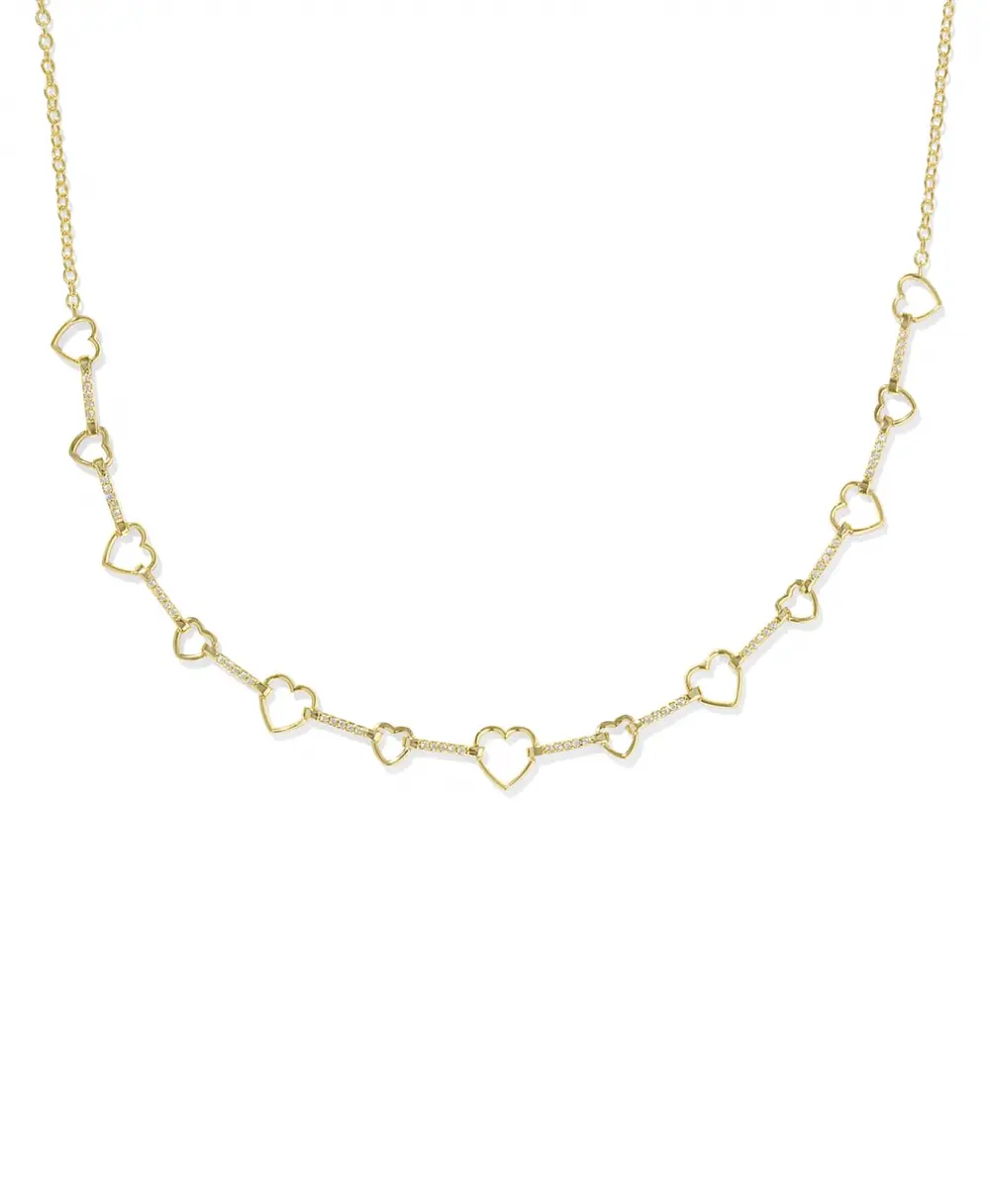 Haisley Heart Strand Necklace