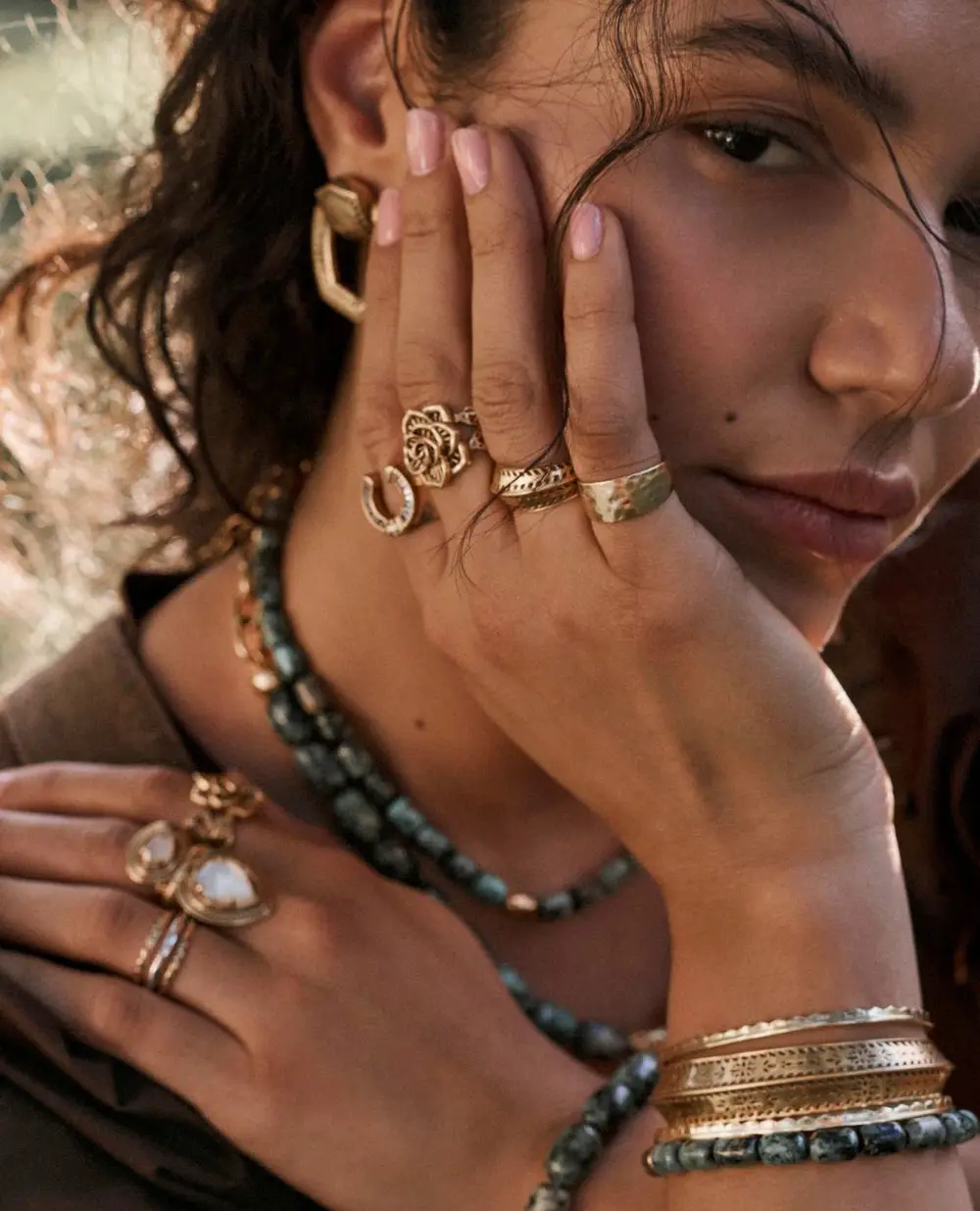 Keziah Etch Statement Cuff Bracelet