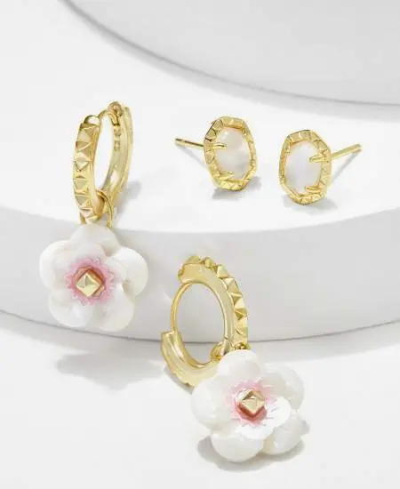 Deliah Huggie and Stud Earring Set of 2