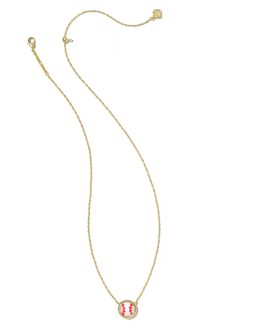 Baseball Short Pendant Necklace