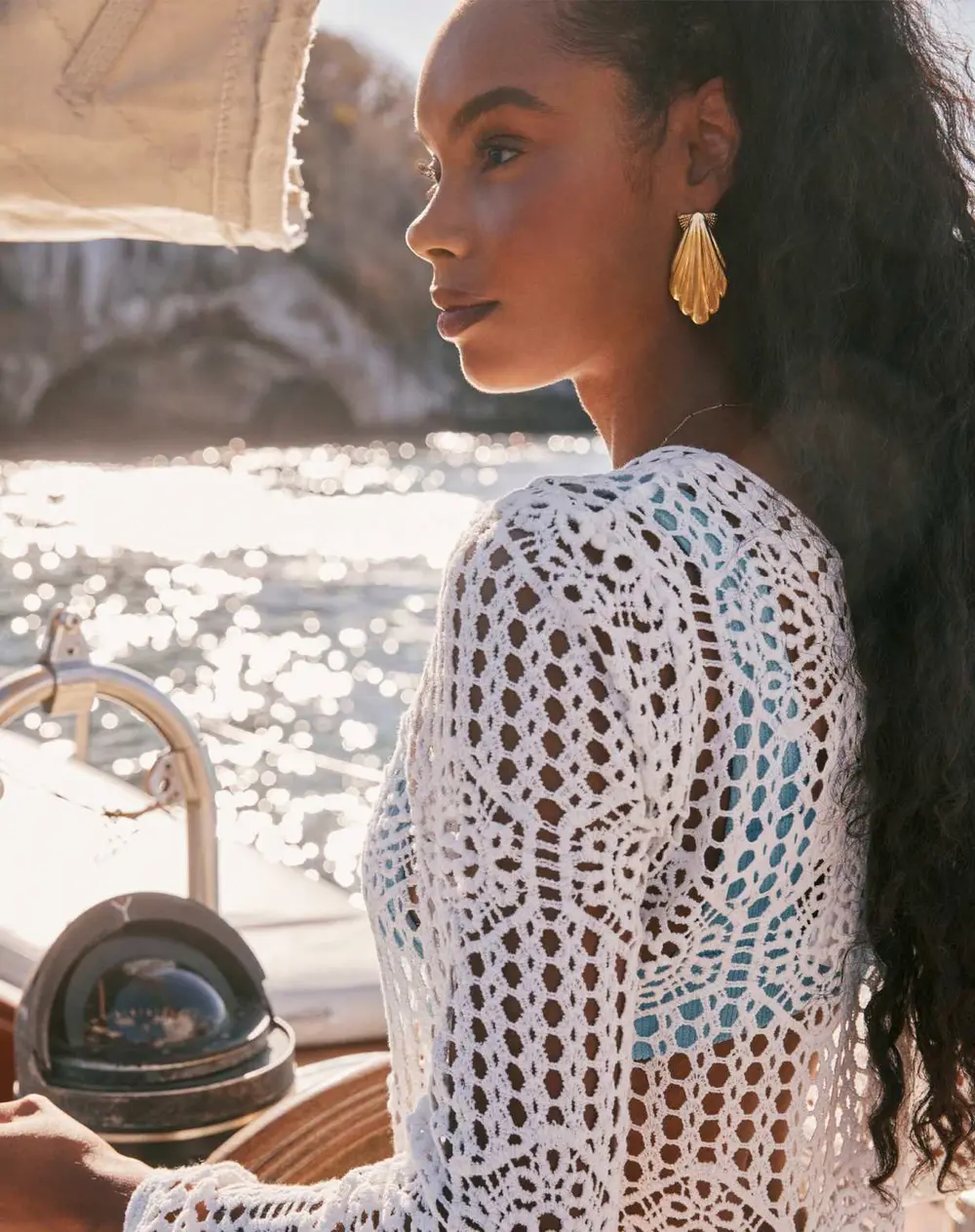 Alexa Metal Statement Earrings