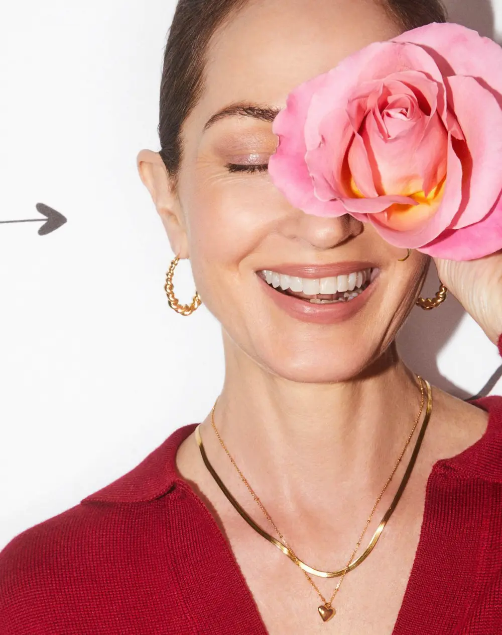 Jasmine Heart Pendant Necklace