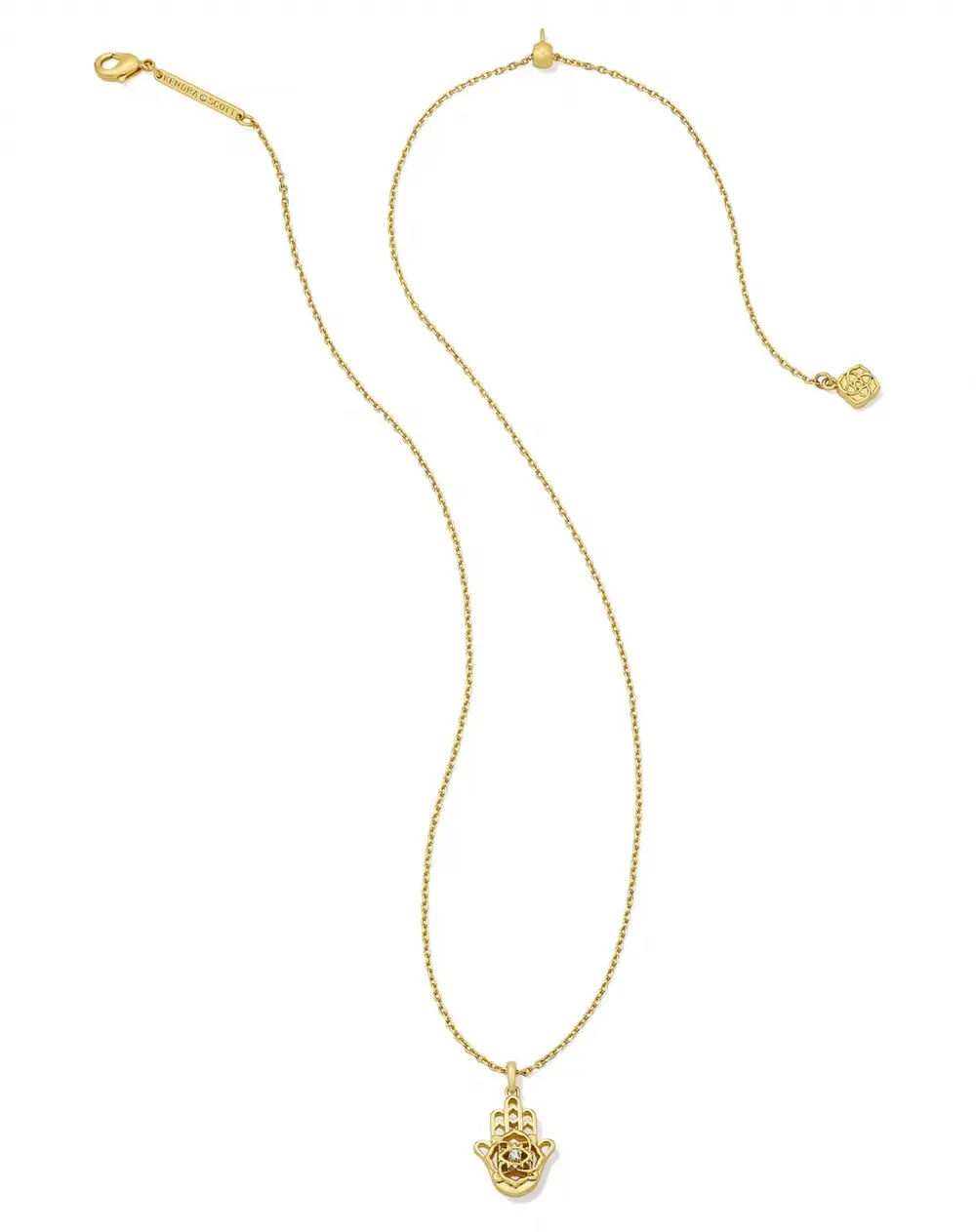 Hamsa Short Pendant Necklace