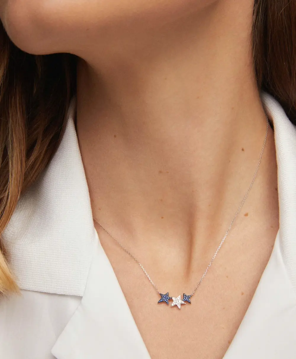 Star Cluster Pendant Necklace