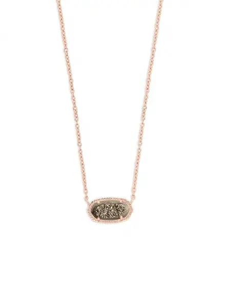 Elisa Rose Gold Pendant Necklace