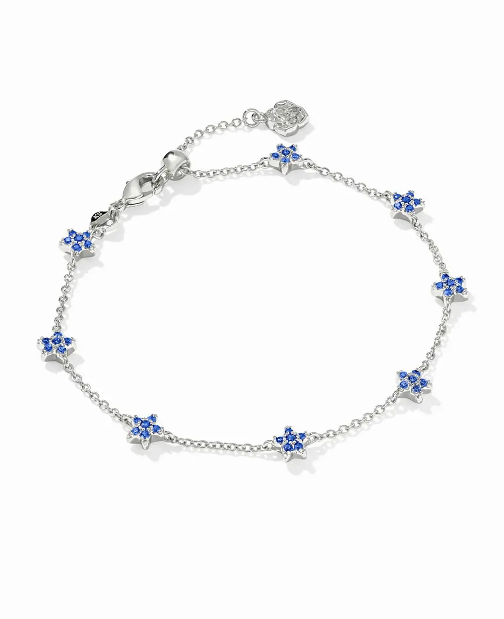 Sierra Star Crystal Delicate Chain Bracelet