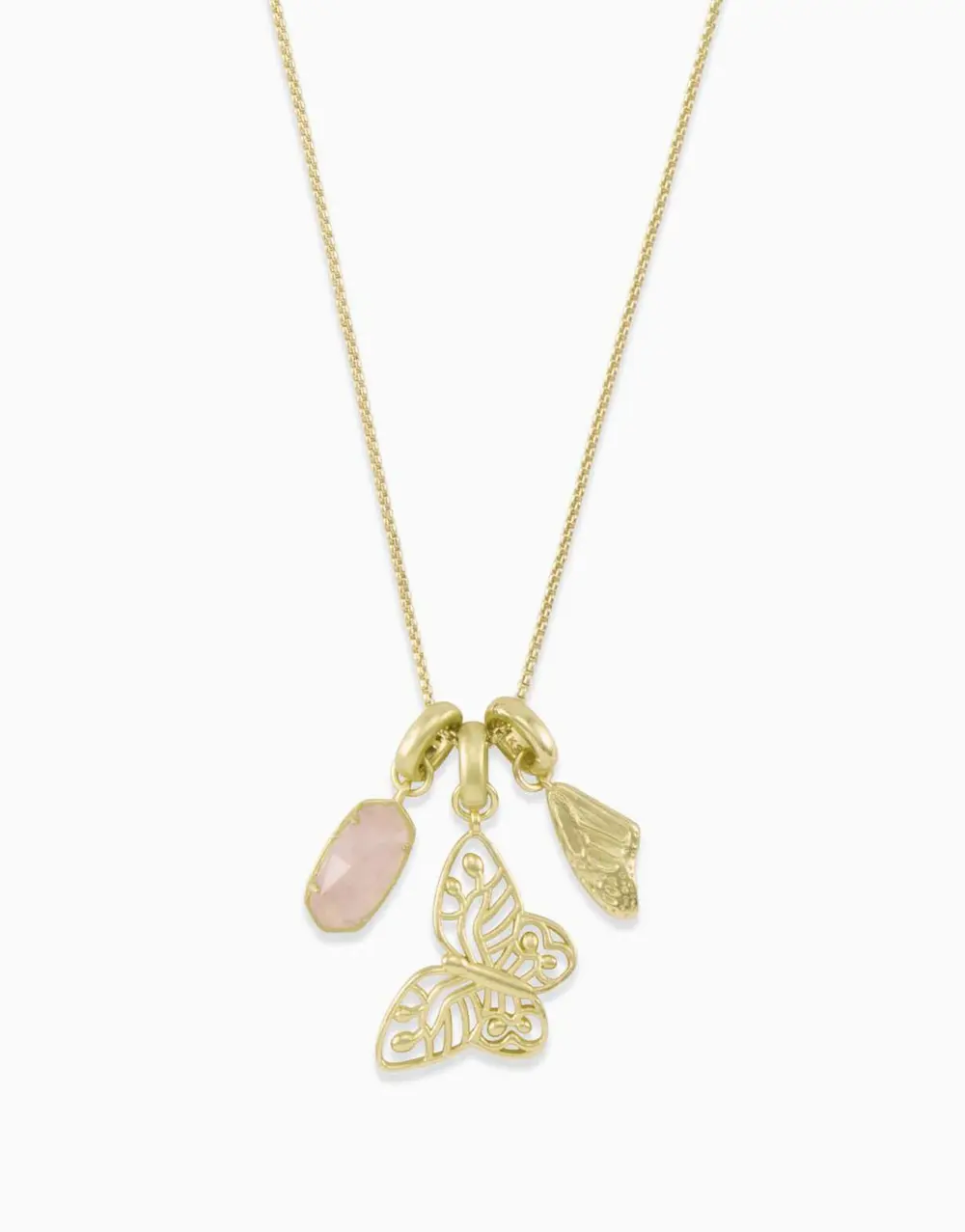 Metastatic Breast Cancer Charm Necklace Set