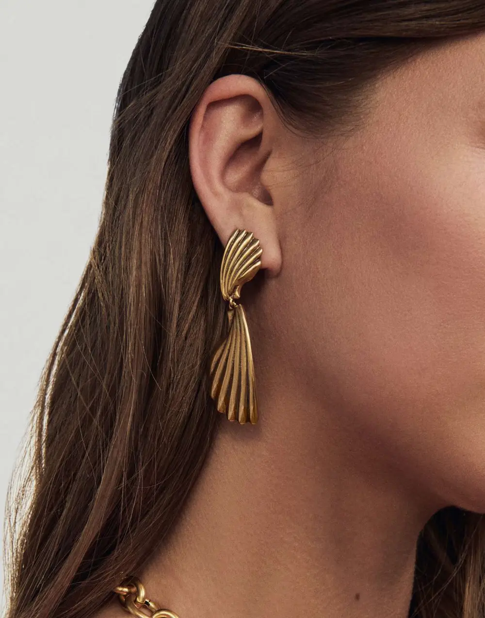 AlexaMetal Statement Drop Earrings