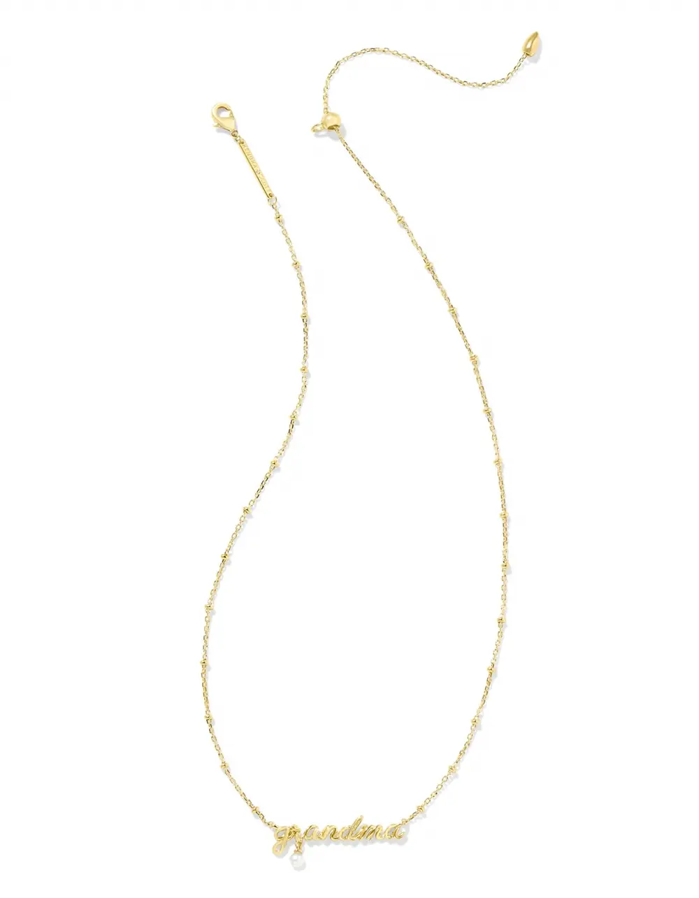 Grandma Script Pendant Necklace