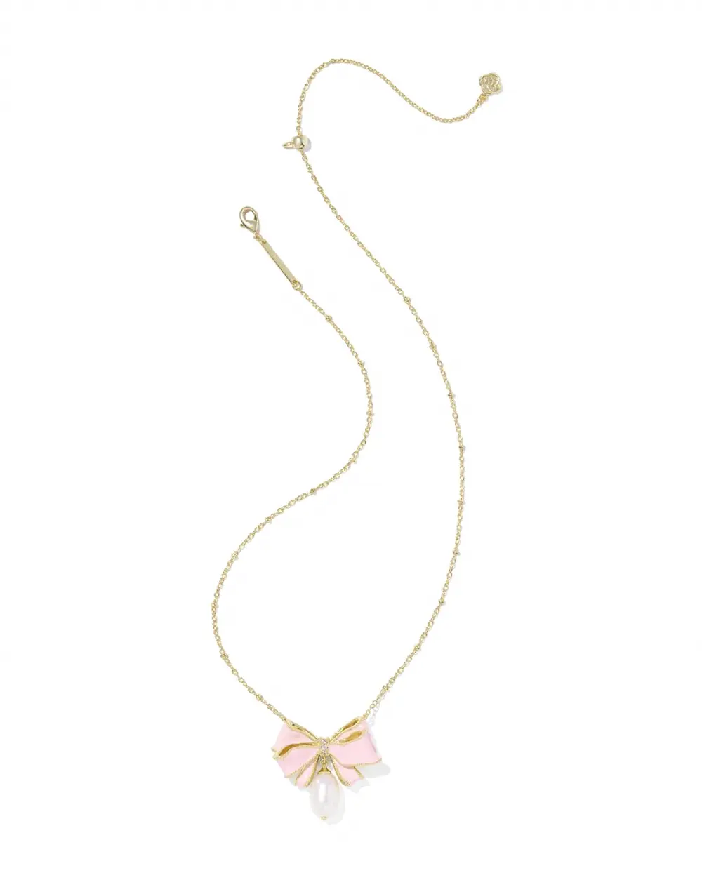 Kendra Scott x LoveShackFancy Pearl Bow Necklace
