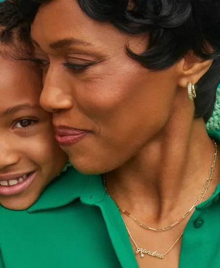 Grandma Script Pendant Necklace