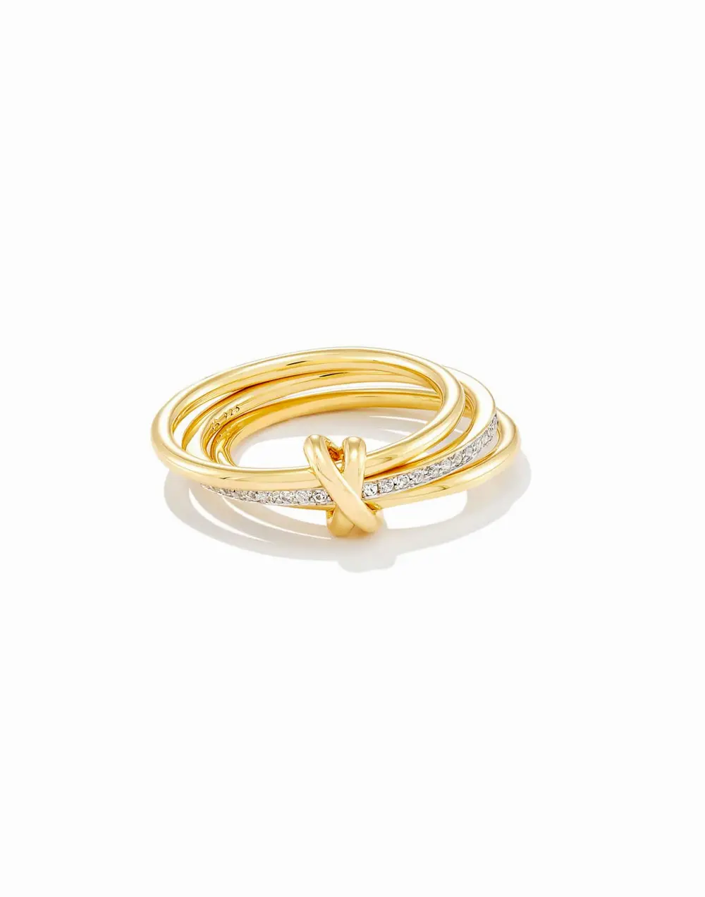 Tia Band Ring in White Sapphire