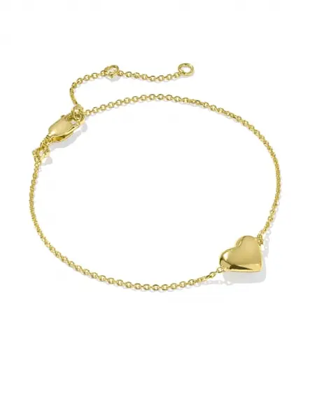 Jasmine Heart Delicate Chain Bracelet