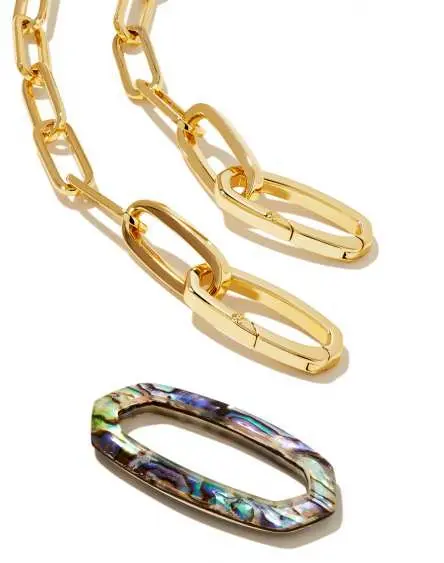 Danielle Convertible Link Paperclip Necklace