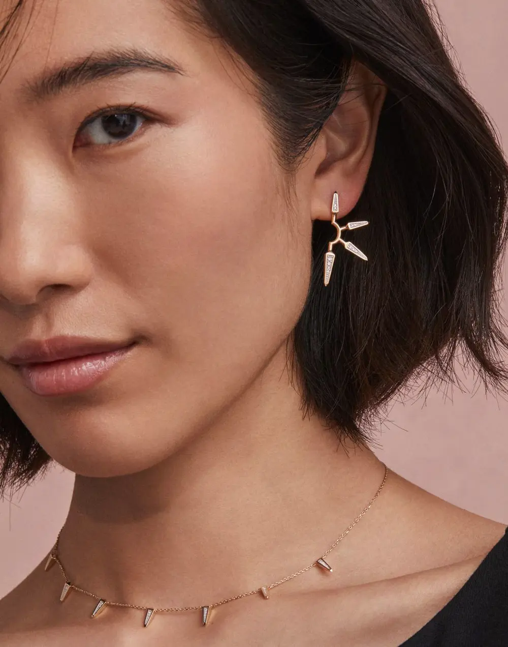 0.16 ct Small Spike Earrings