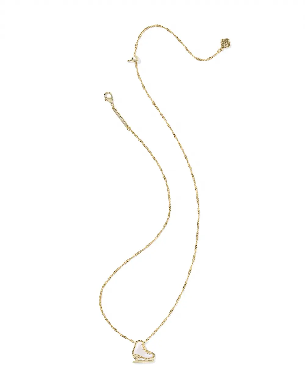 Ice Skate Short Pendant Necklace