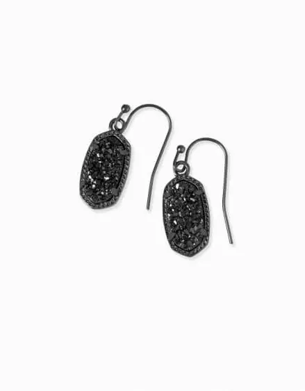 Lee Gunmetal Drop Earrings