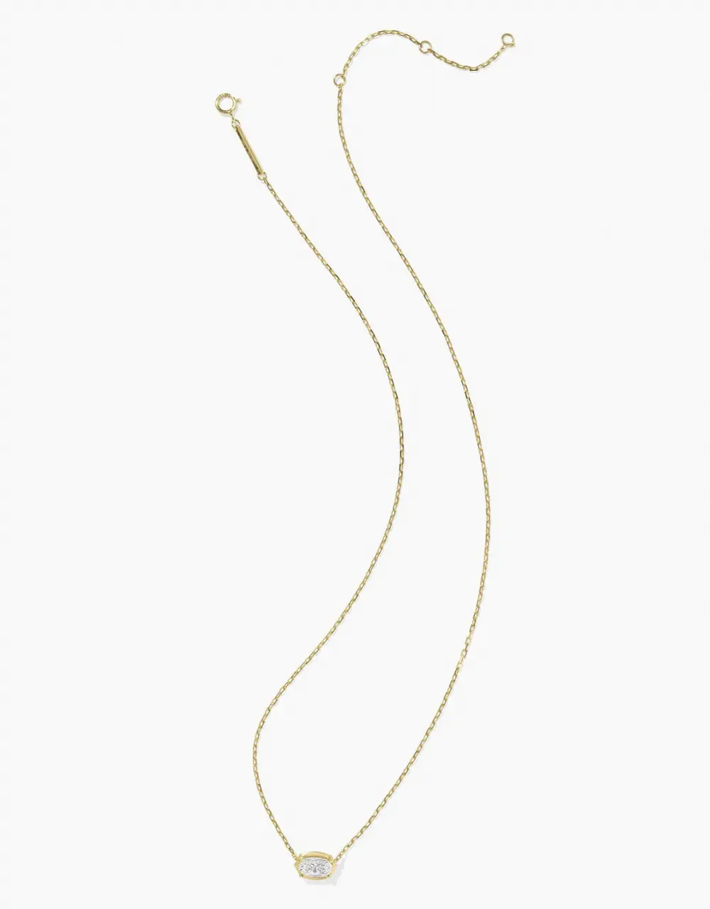 Lab Grown White Diamond Custom Elisa Pendant Necklace