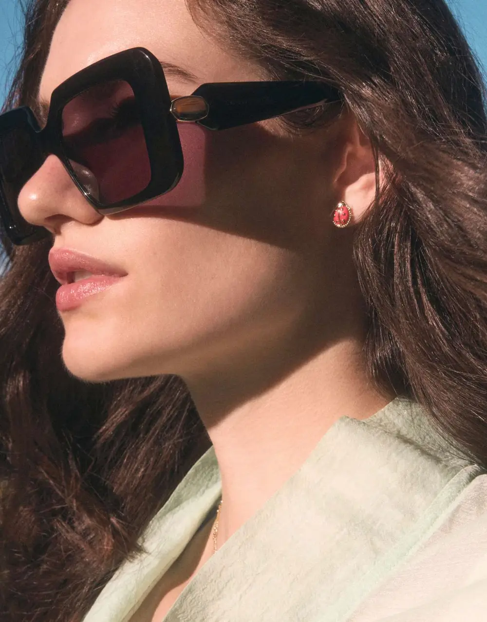 Ladybug Stud Earrings