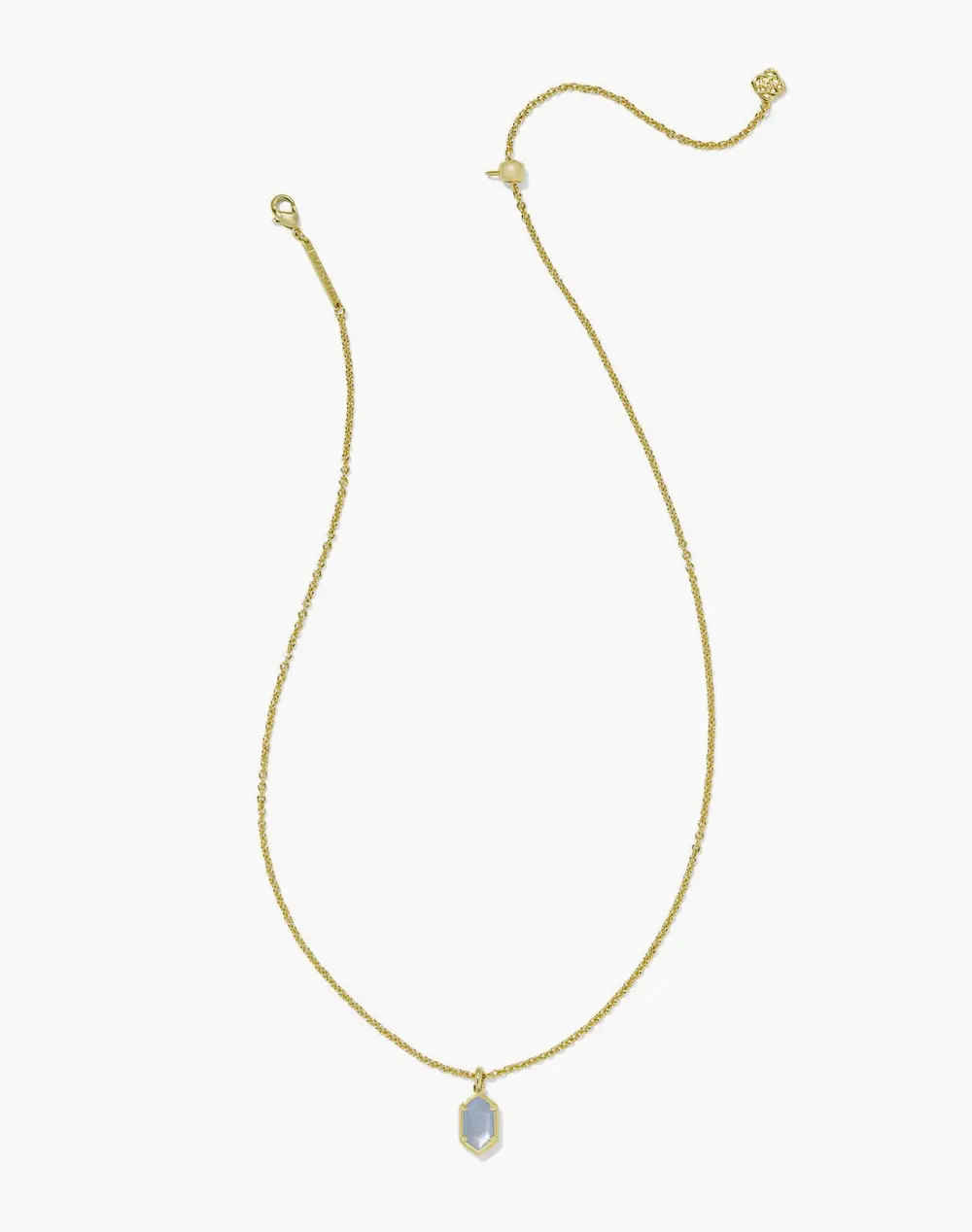 Hallie Gold Short Pendant Necklace