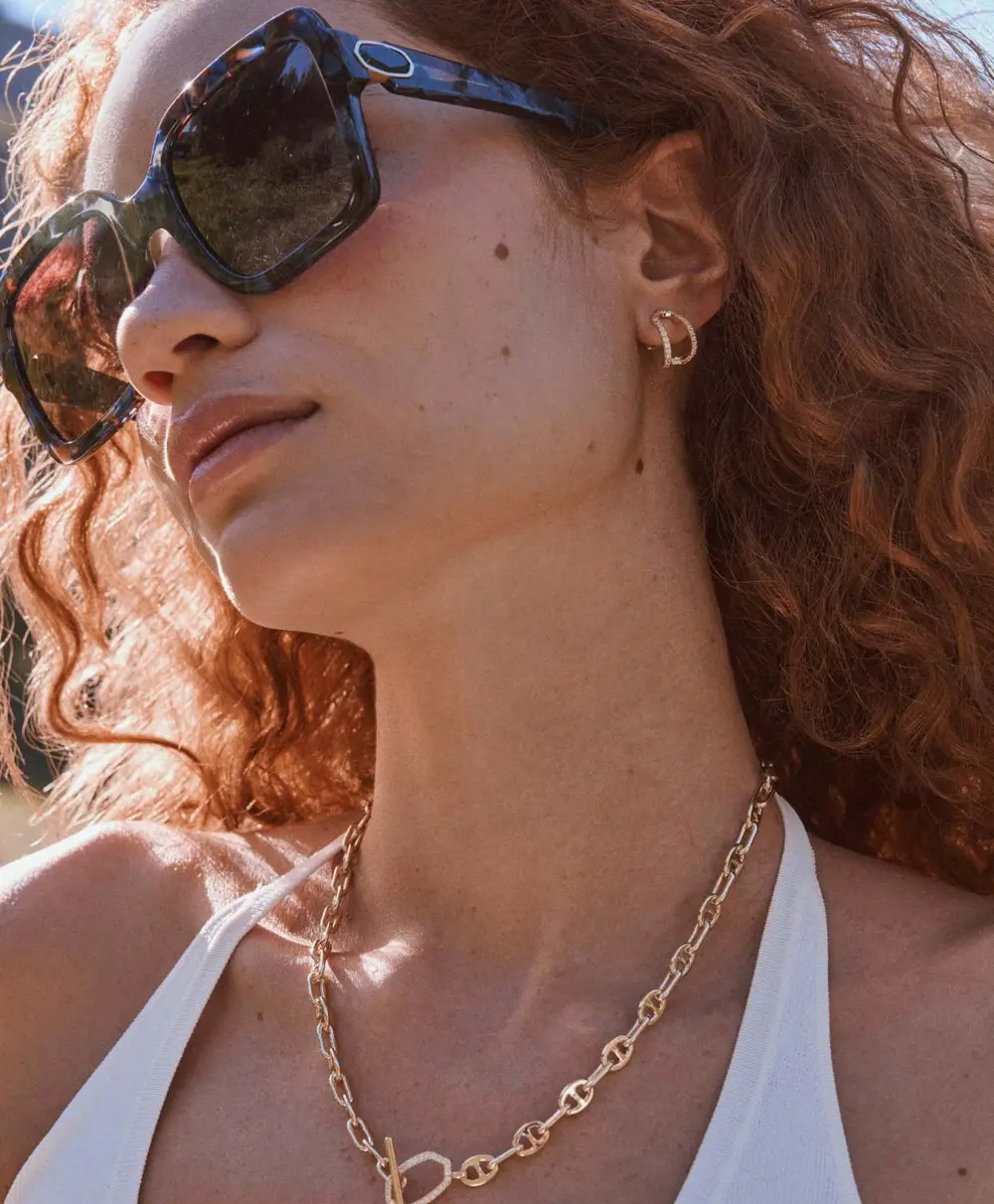 Elisa Toggle Link and Chain Necklace