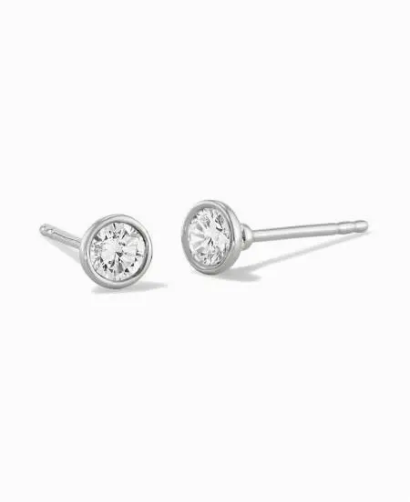 Lab Grown White Diamond Audrey Stud Earrings