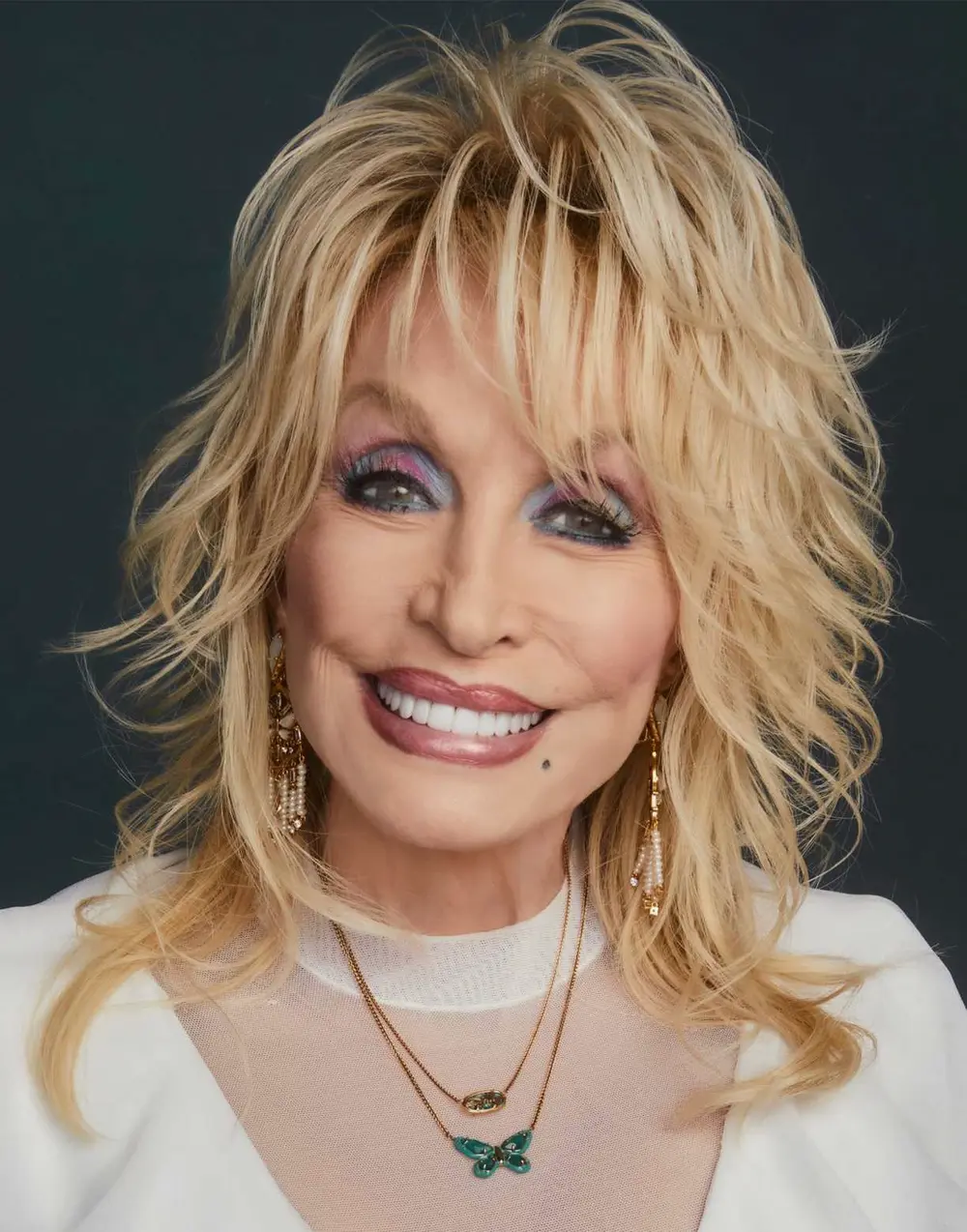 Dolly Parton x Kendra Scott Enamel Butterfly Short Pendant Necklace